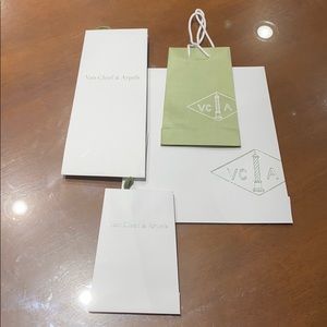 Van cleef bags 100% authentic never used